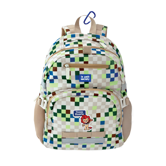 GE x LPS — Single Pocket Backpack in Arcade Sand by Le Petit Society