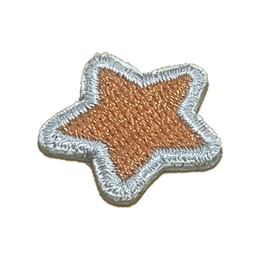Small Orange Star Sticker Patch