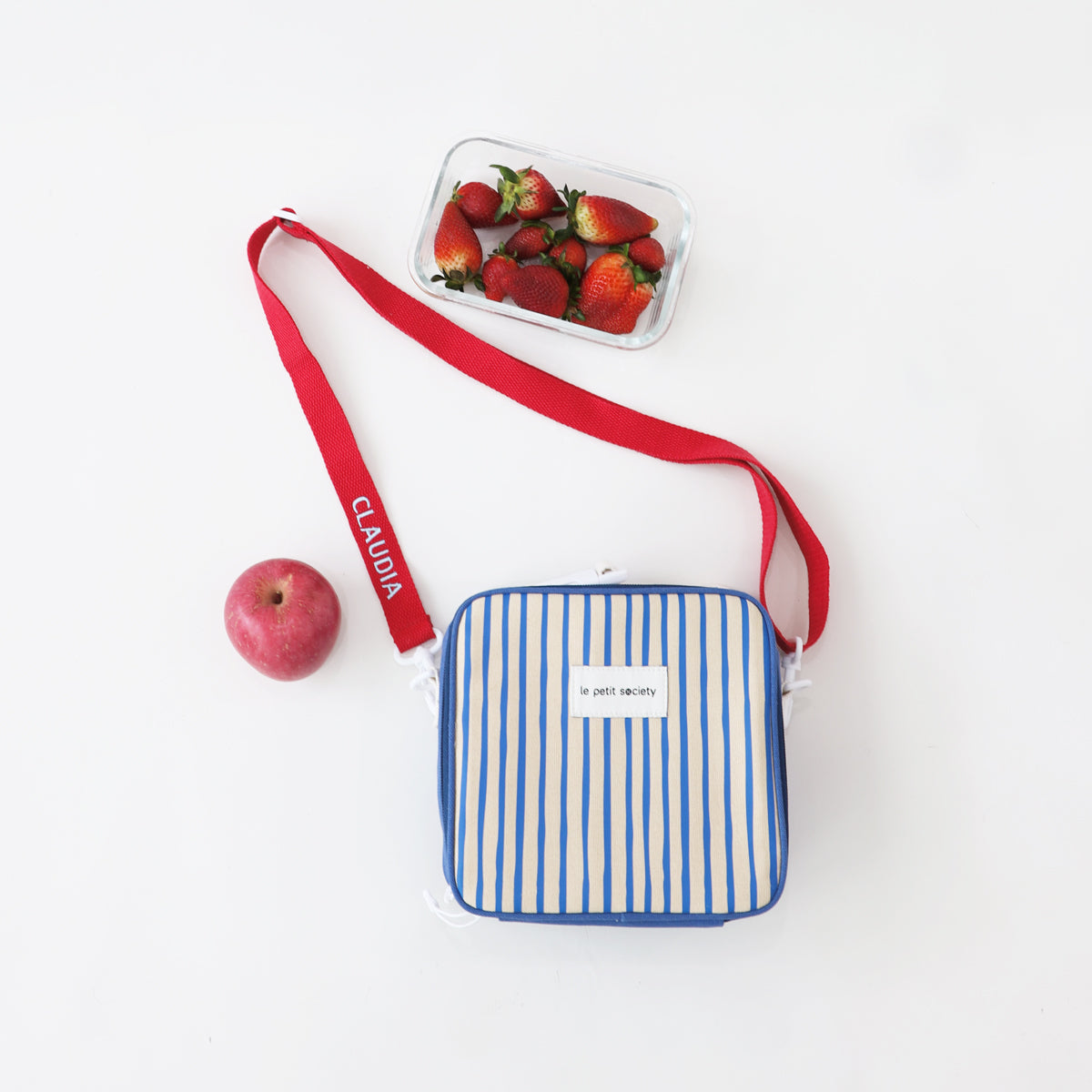 Adjustable Bag Strap in Red (Personalisable) by Le Petit Society — image 6