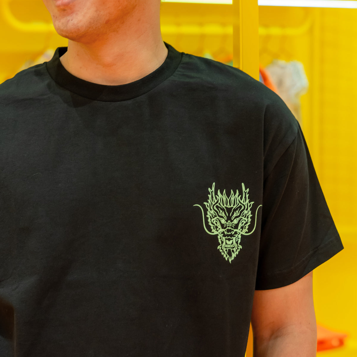 Dragon Streetwear - Adult Tee in Black Dragon by Le Petit Society — image 2