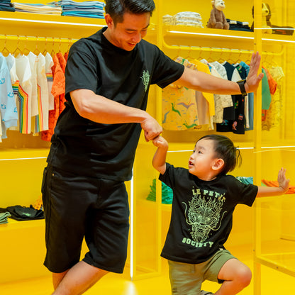 Dragon Streetwear - Adult Tee in Black Dragon by Le Petit Society — image 3