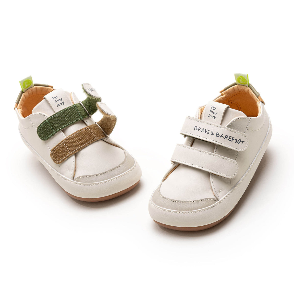 Bossy Brave Sneakers in Tapioca / Olive Tree / Hay by Tip Toey Joey — image 2