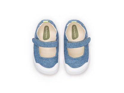 Gaia Green Mary Janes in Lona Jeans Laguna by Tip Toey Joey — image 7