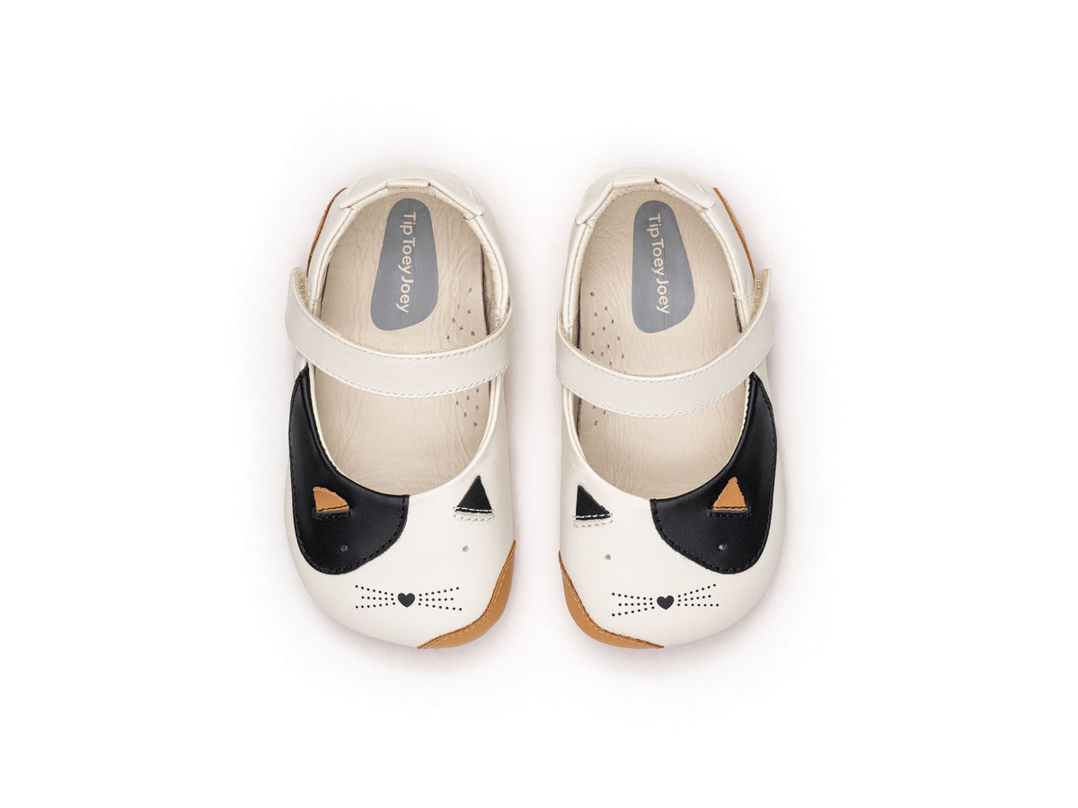 Kitten Mary Janes in Tapioca / Black / Hay by Tip Toey Joey — image 9
