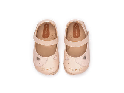 Kitten Mary Janes in Candy Cream / Cotton Candy / Metalic Salmon by Tip Toey Joey — image 8