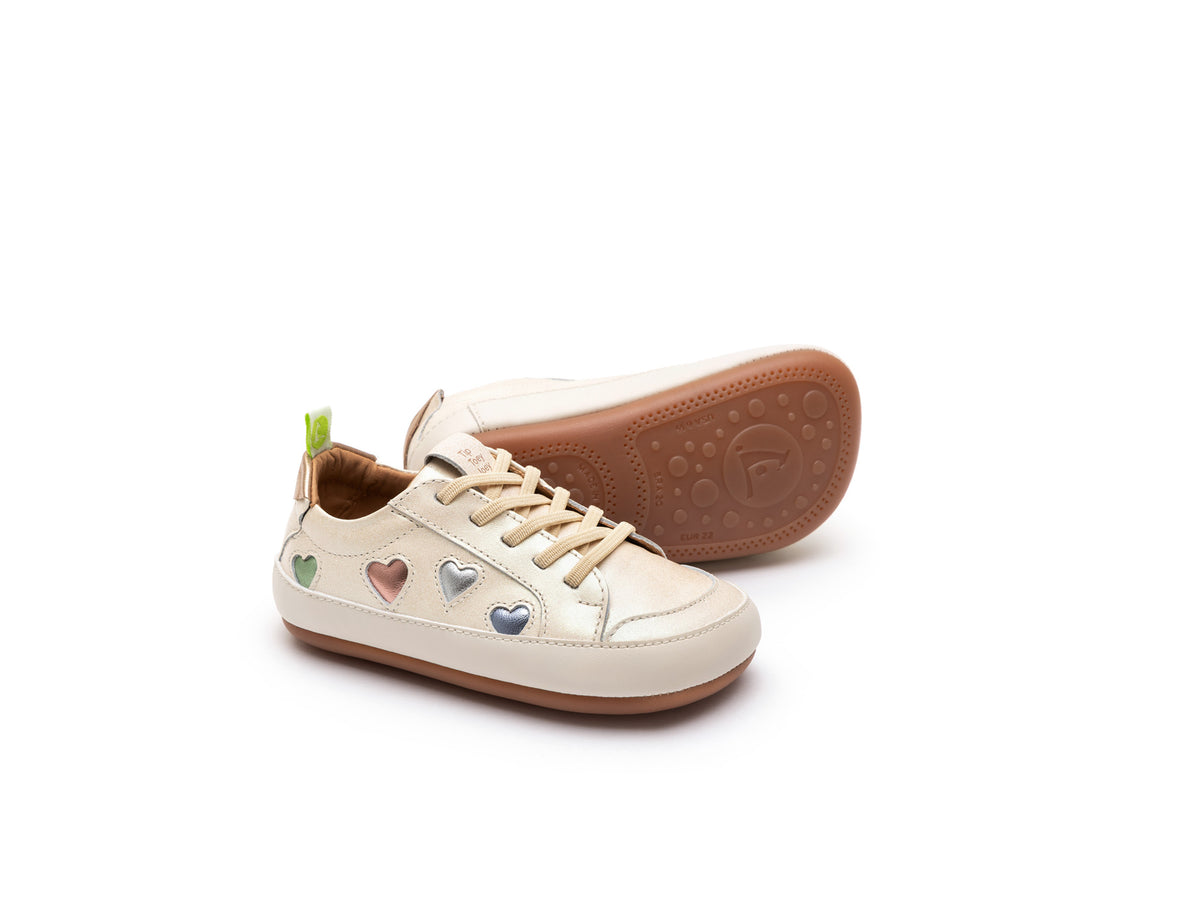 Love 4 All Sneakers in White Dream / Sterling Silver / Rose Gold by Tip Toey Joey — image 7
