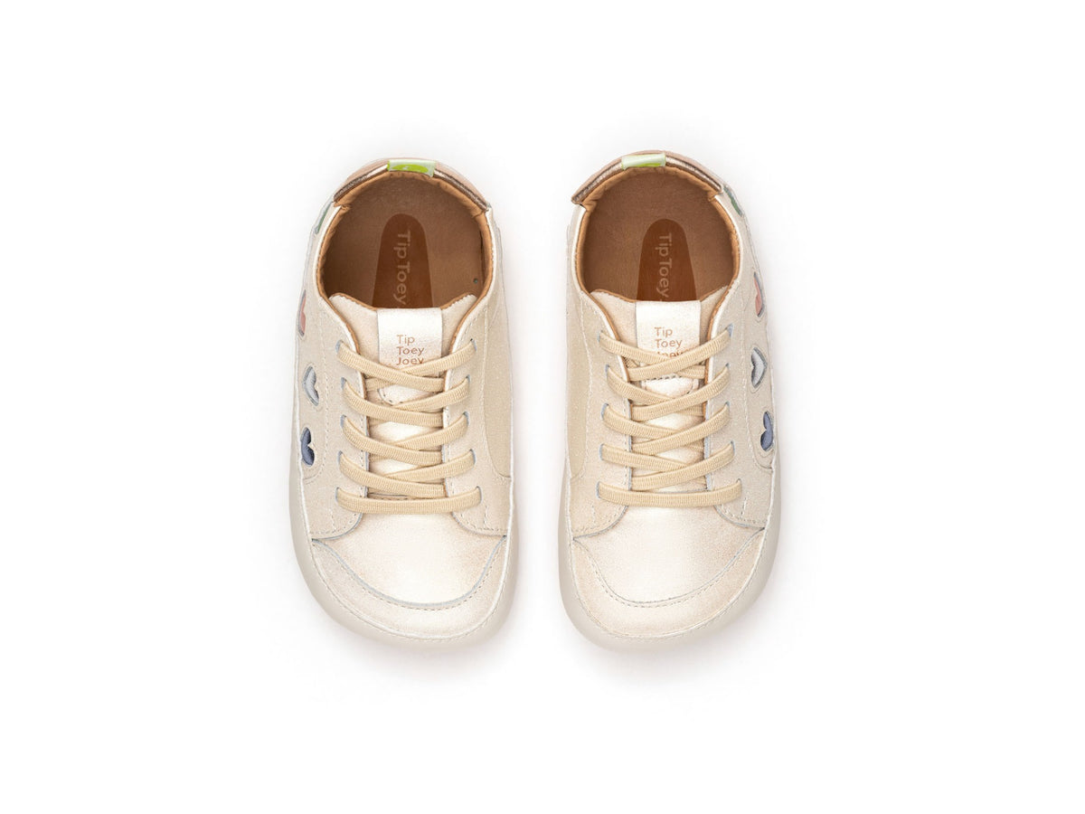 Love 4 All Sneakers in White Dream / Sterling Silver / Rose Gold by Tip Toey Joey — image 3