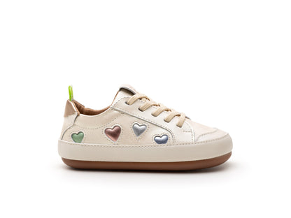 Love 4 All Sneakers in White Dream / Sterling Silver / Rose Gold by Tip Toey Joey — image 5