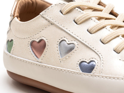 Love 4 All Sneakers in White Dream / Sterling Silver / Rose Gold by Tip Toey Joey — image 4