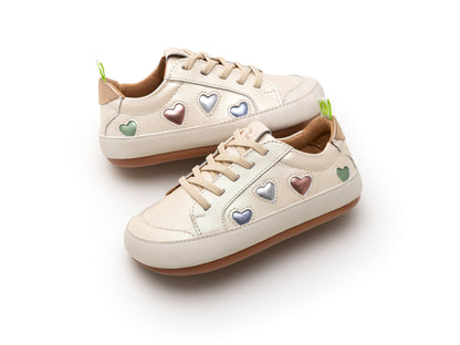Love 4 All Sneakers in White Dream / Sterling Silver / Rose Gold by Tip Toey Joey — image 2