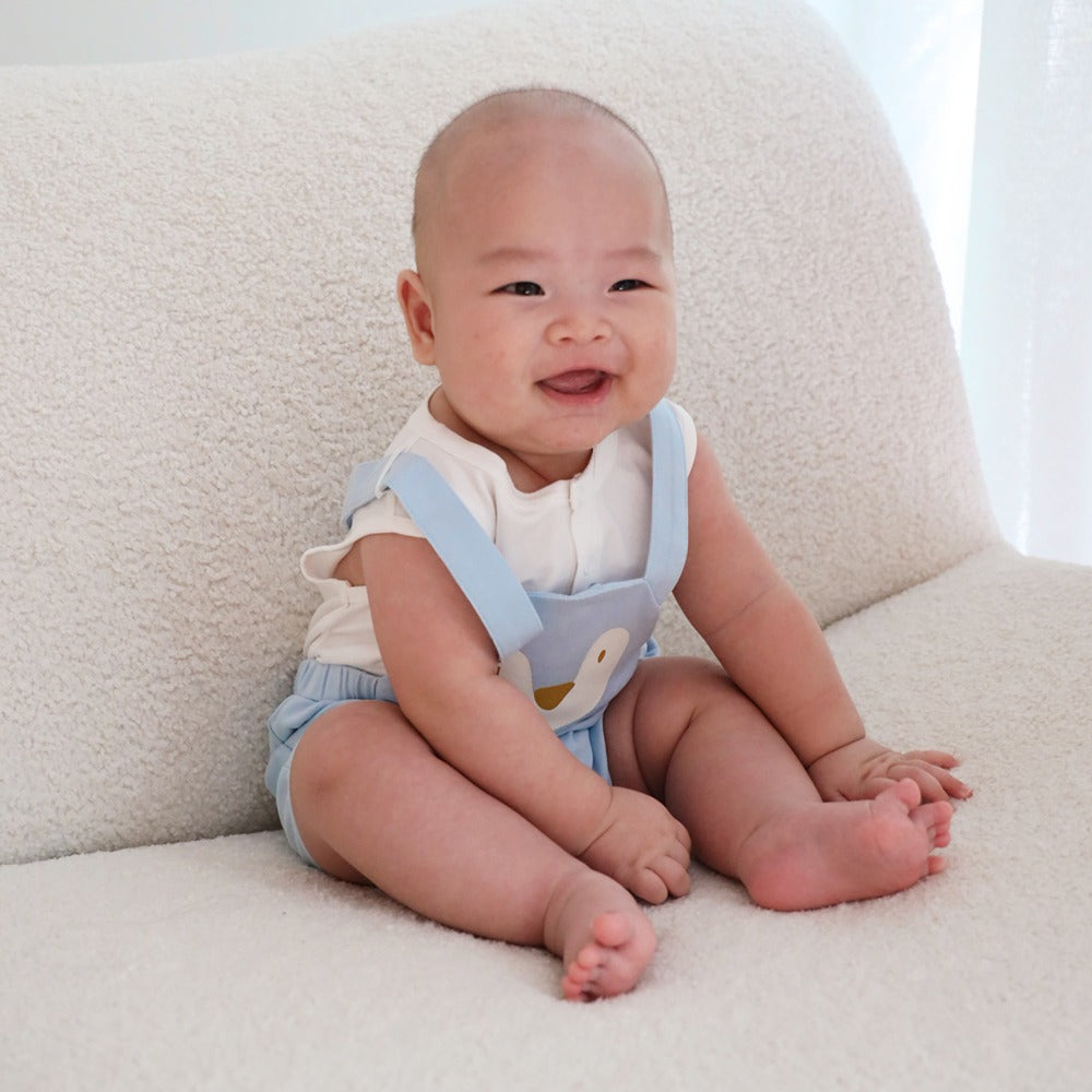 Baby Animal Romper in Penguin by Le Petit Society — image 5