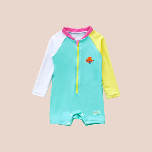Baby Swimsuit in Colour Pop by Le Petit Society