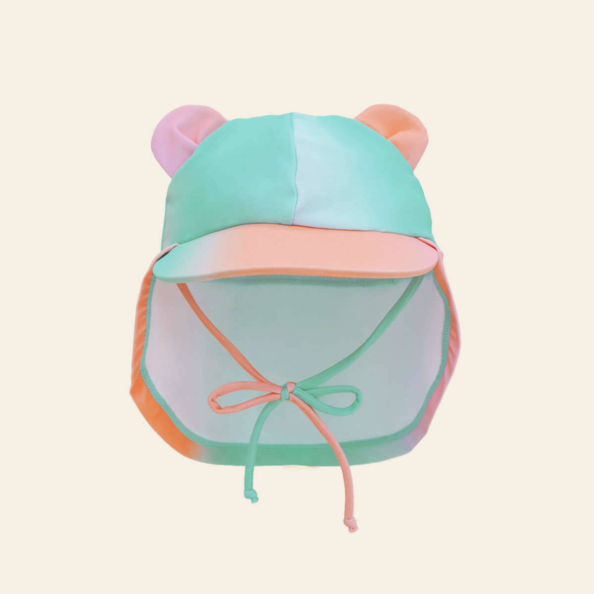 Baby Bear Sunhat in Pastel Gradient by Le Petit Society — image 4