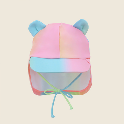 Baby Bear Sunhat in Rainbow Gradient by Le Petit Society — image 2
