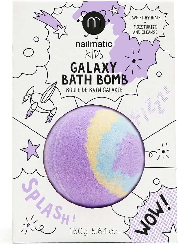 Bath Bomb in Purple Yellow Blue by Nailmatic