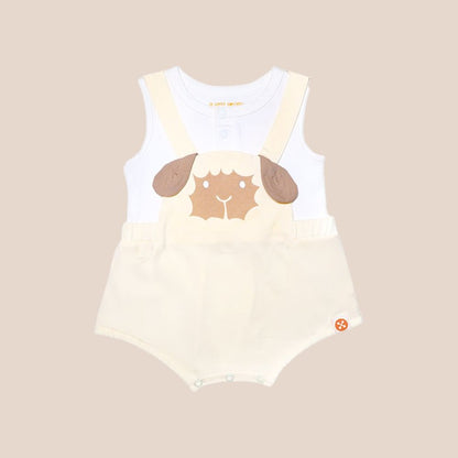 Baby Animal Romper in Sheep by Le Petit Society — image 8