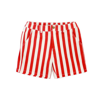 Le Petit Society x Sheila in Bermuda Shorts with Adjustable Waistband - Red Stripes — image 14