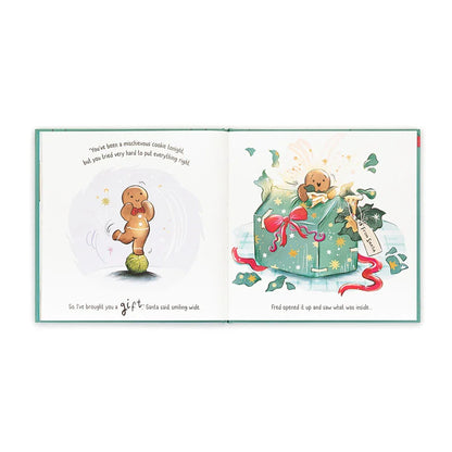 Gingerbread Fred Book by Jellycat — image 2