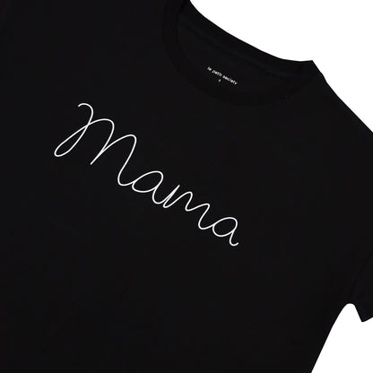 Family Tees - Mama Tee in Black by Le Petit Society — image 4