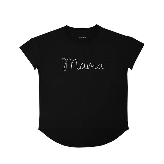 Family Tees - Mama Tee in Black by Le Petit Society — image 2