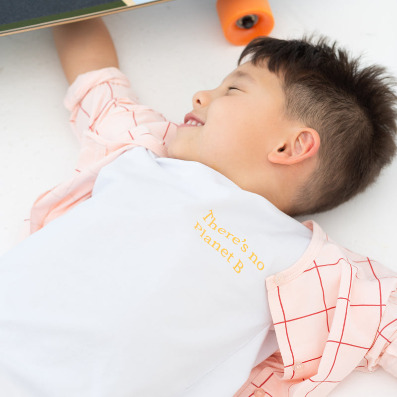 Made For Play in Kids "There's No Planet B" Boxy Tee by Le Petit Society