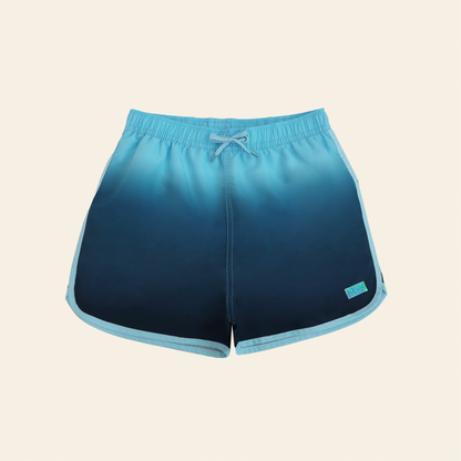 Boys Swim Shorts in Midnight Ocean Gradient by Le Petit Society — image 9
