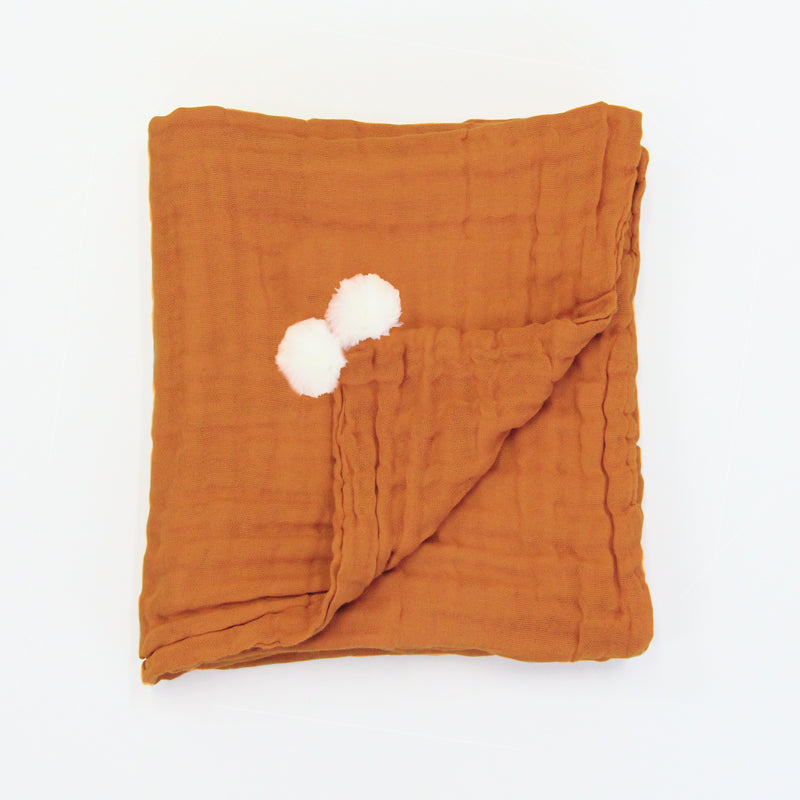 Keepsake Kids/Adult Single Blanket in Caramel by Le Petit Society — image 2