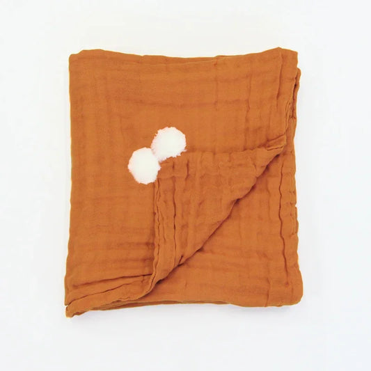 Keepsake Kids/Adult Single Blanket in Caramel by Le Petit Society — image 2