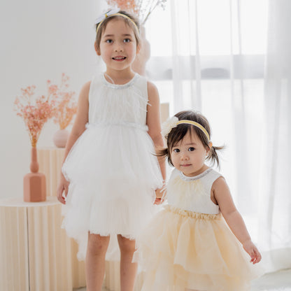 Flower Headband in Champagne