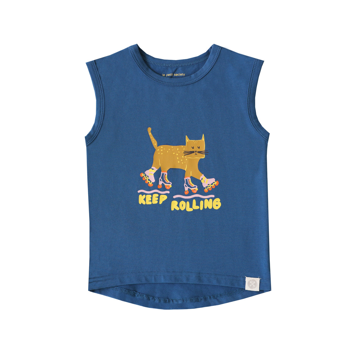 Made For Play - Kids "Keep Rolling" Tank by Le Petit Society — image 2