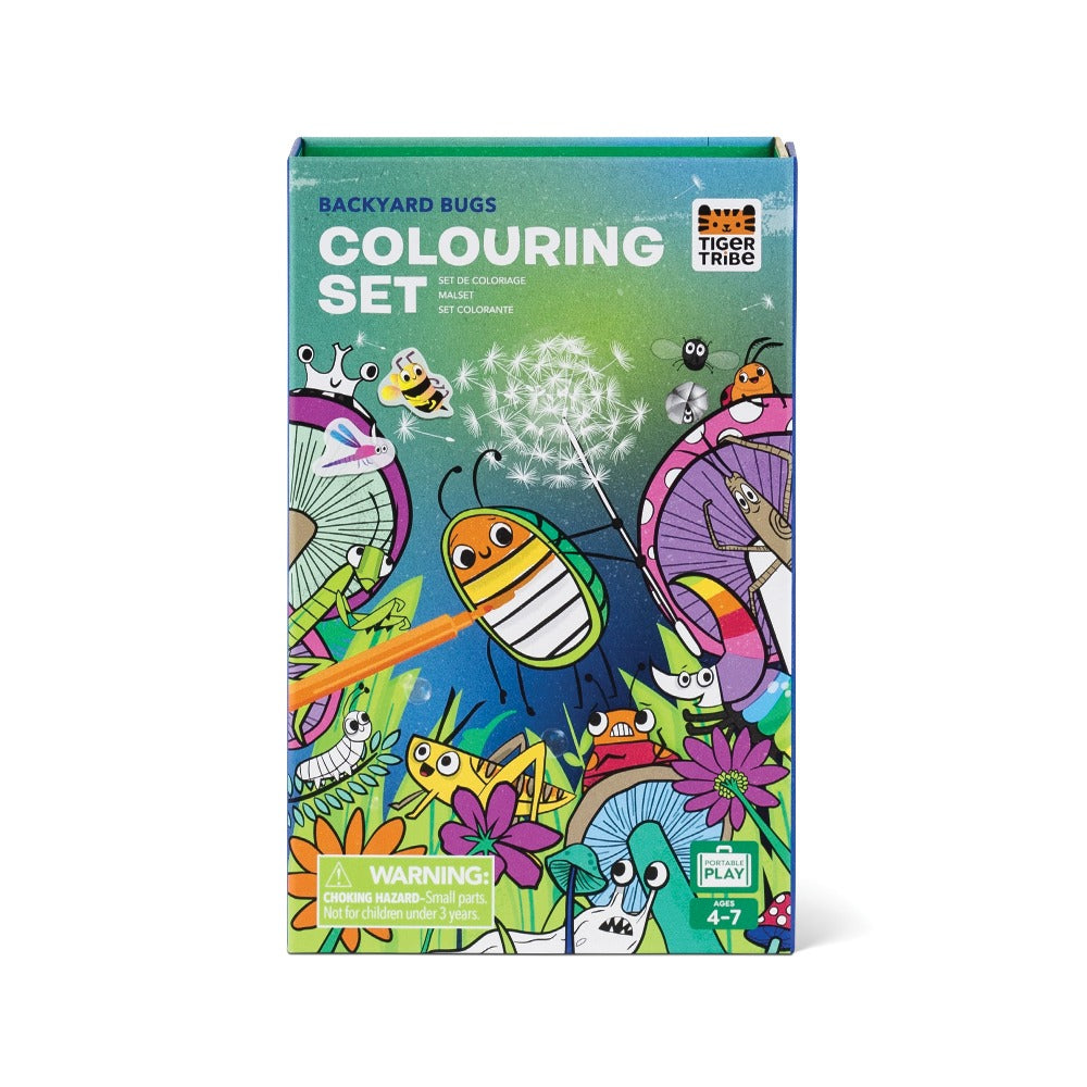 Colouring Set in Backyard Bugs by Tiger Tribe