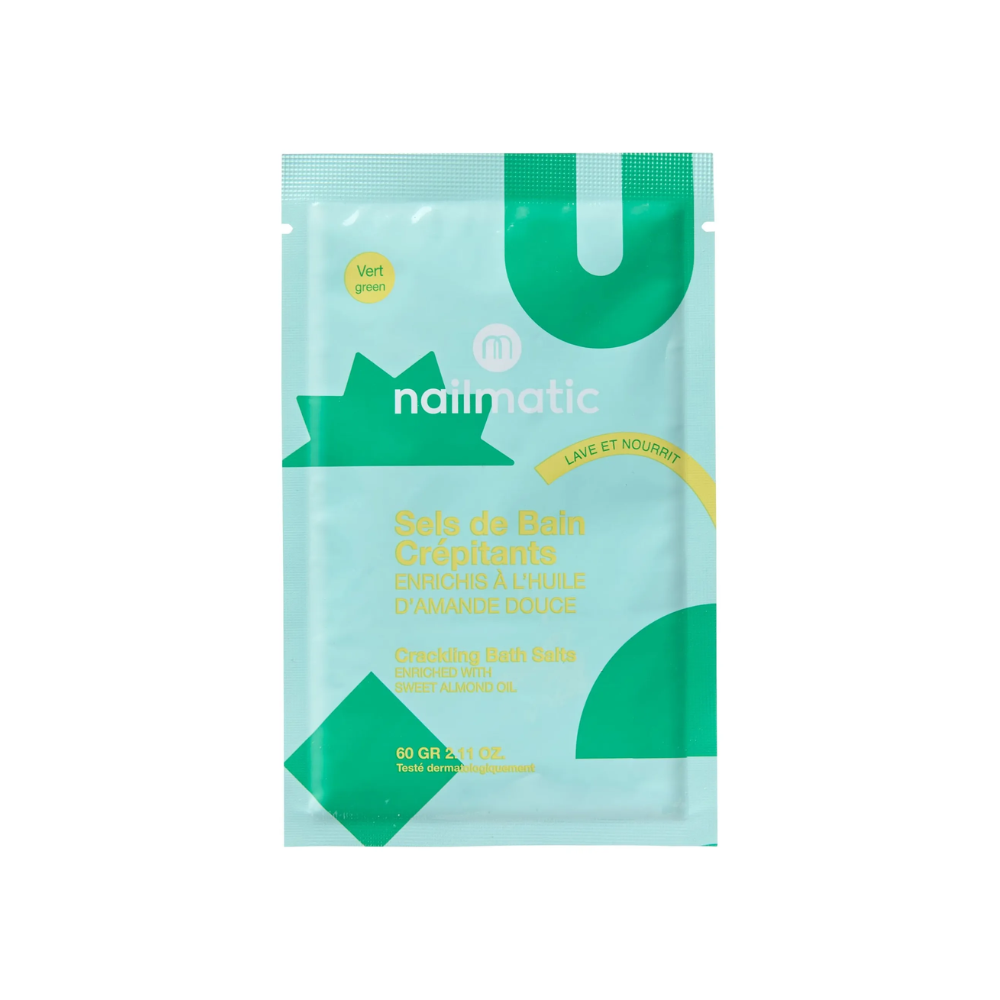 Crackling Bath Salts in Green by Nailmatic