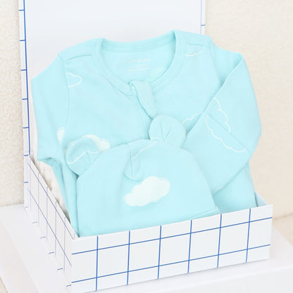 Cuddle and Comfort Set in Cotton Clouds by Le Petit Society — image 10