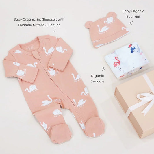 Cuddle and Comfort Set in Little Swan by Le Petit Society — image 2