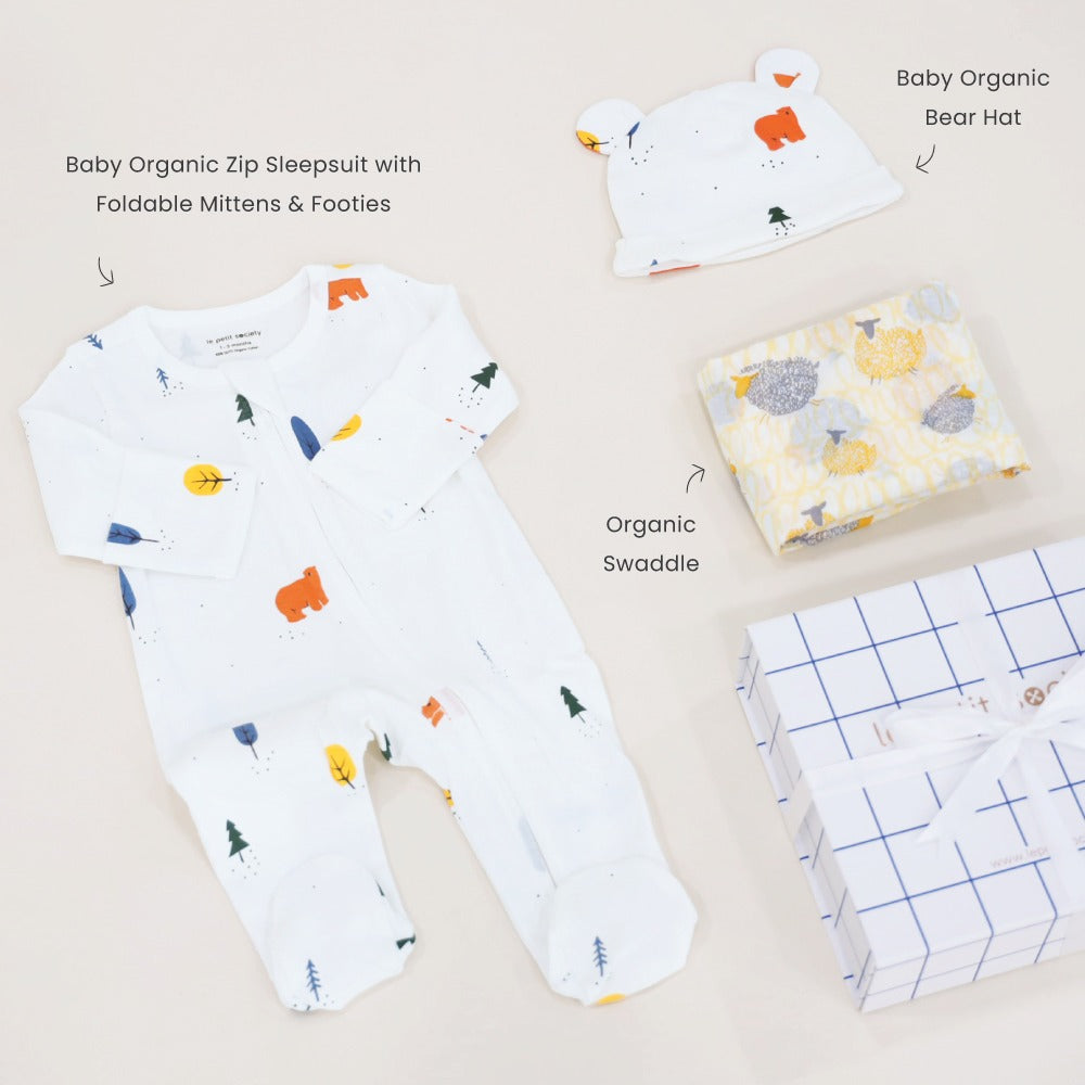 Cuddle and Comfort Set in Snuggle Bear by Le Petit Society — image 2
