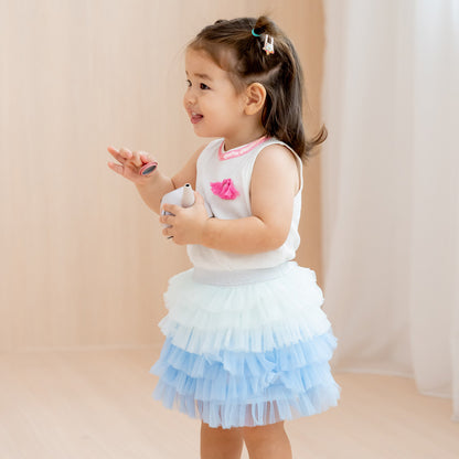 Party Series - Cupcake Tulle Skirt in Mint by Le Petit Society — image 6