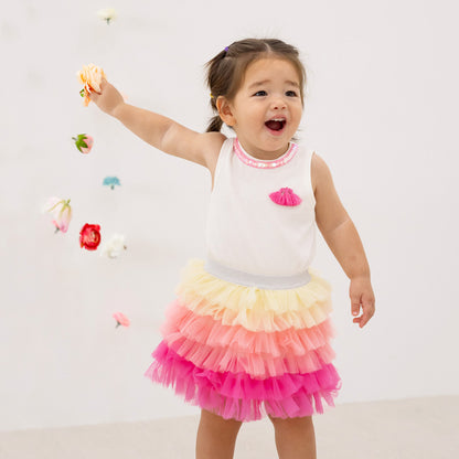 Party Series - Cupcake Tulle Skirt in Pink by Le Petit Society — image 6