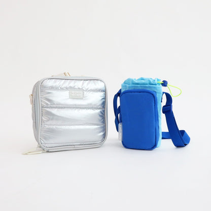 Daily Essentials Kit in Silver/Blue by Le Petit Society