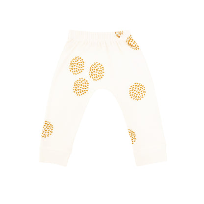 Baby Organic Leggings in Dandelion Print by Le Petit Society — image 7