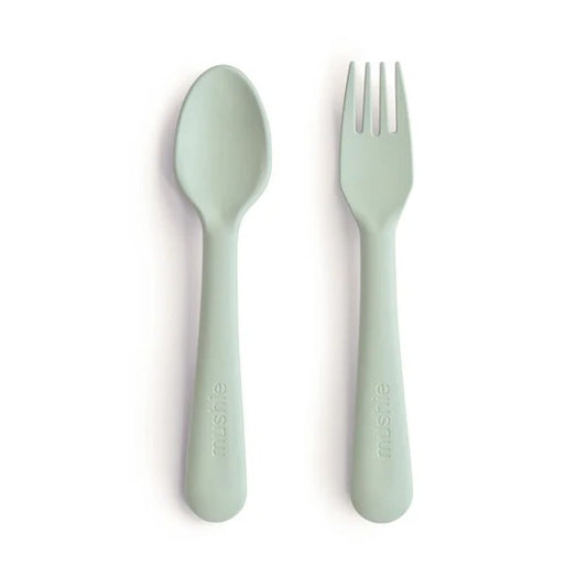 Fork & Spoon in Sage by Mushie