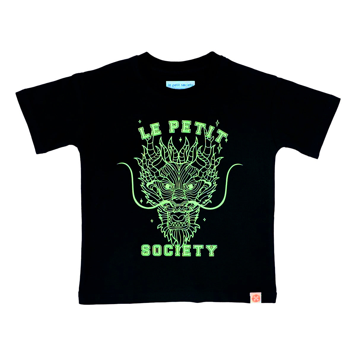 Dragon Streetwear - Kids Tee in Black Dragon by Le Petit Society — image 7