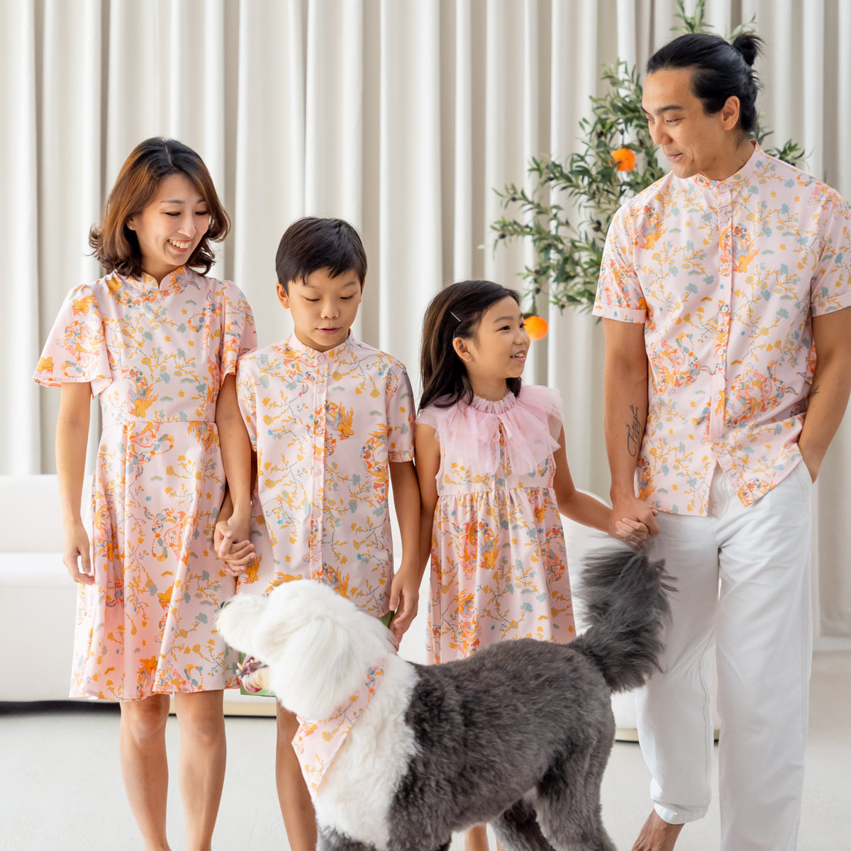 Dragon Series - Men’s Shirt in Pink Floral Print - Classic Fit by Le Petit Society — image 4