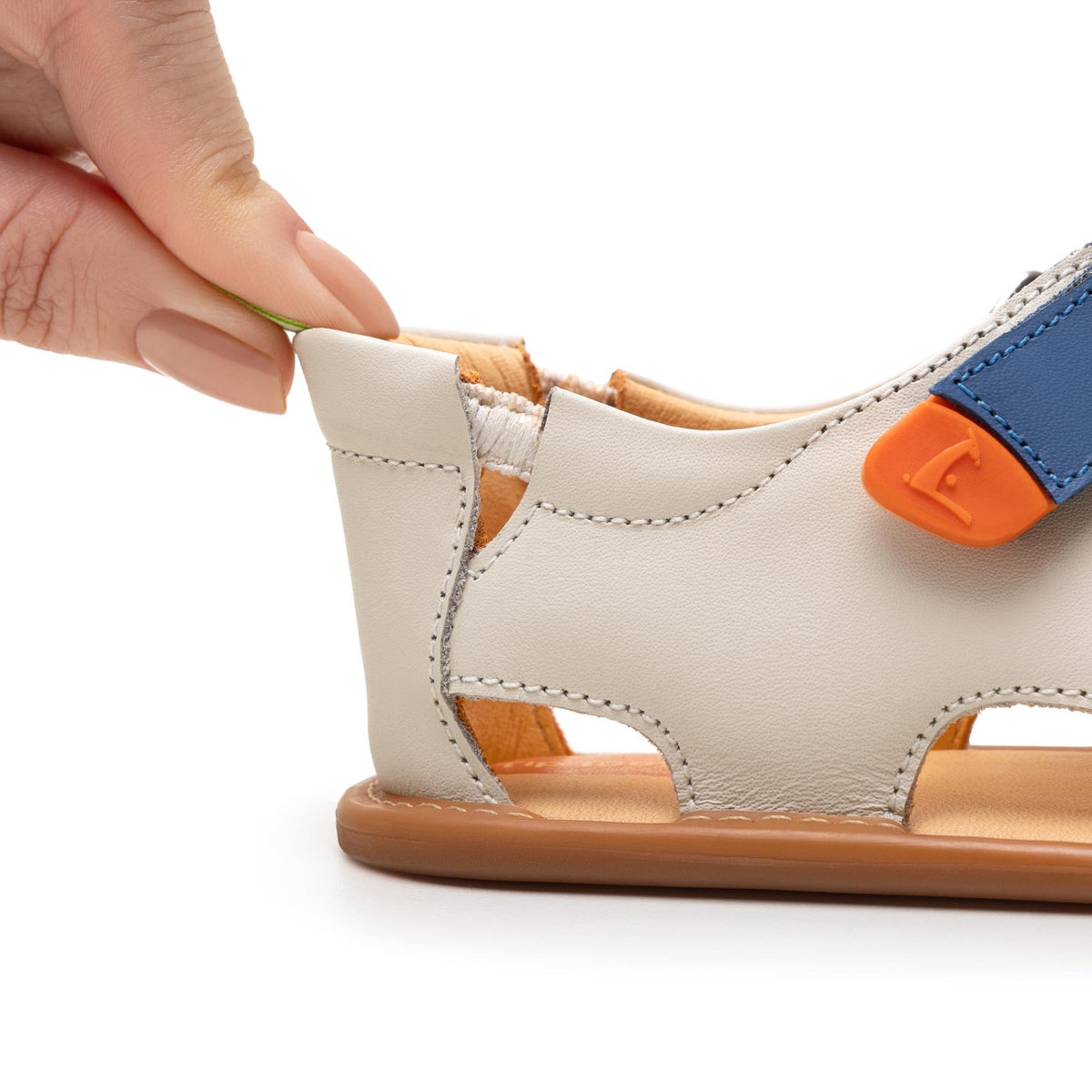 Toddler Sandals Explore in Tapioca / Caja / Blue Tang by Tip Toey Joey — image 4
