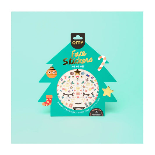 Face Stickers - Ho Ho Ho by OMY