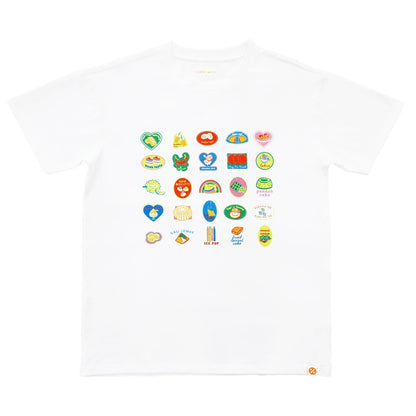 A Singapore Series - Foodie Adult Tee in White by Le Petit Society — image 6