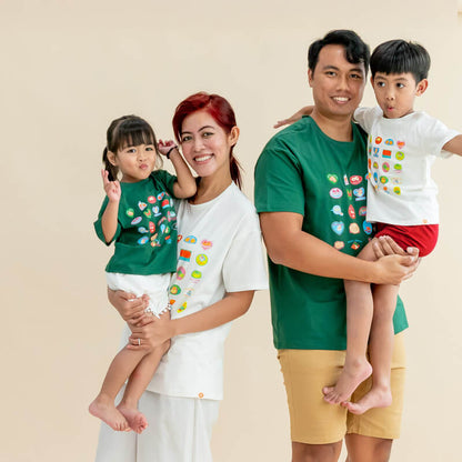 A Singapore Series - Foodie Kids Tee in White by Le Petit Society — image 2