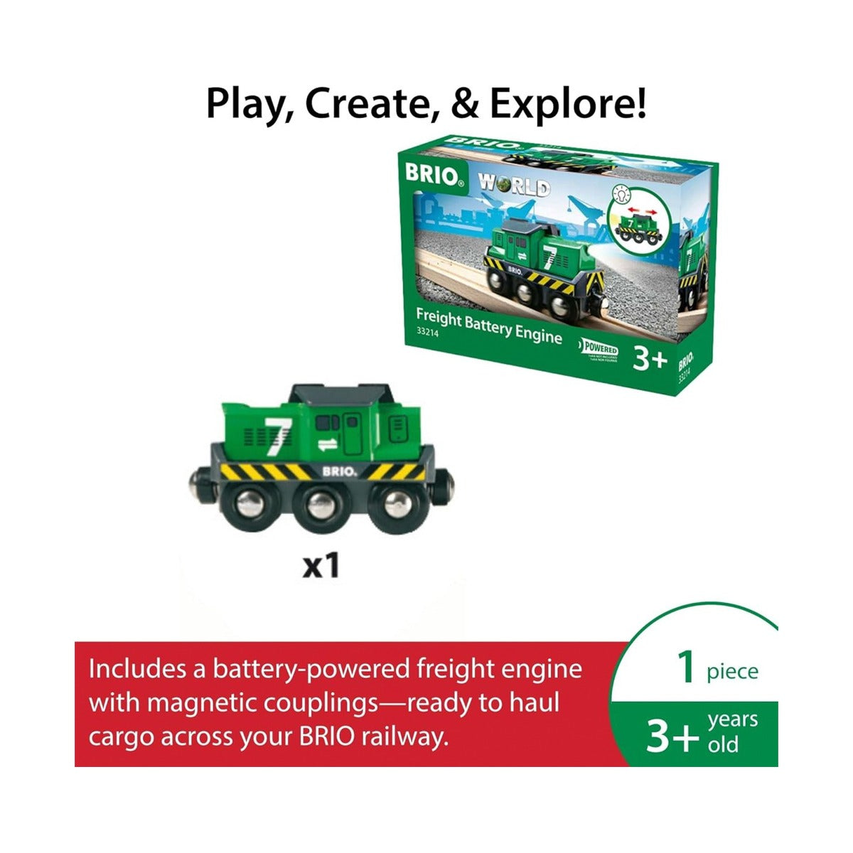 Freight Battery Engine by BRIO — image 4