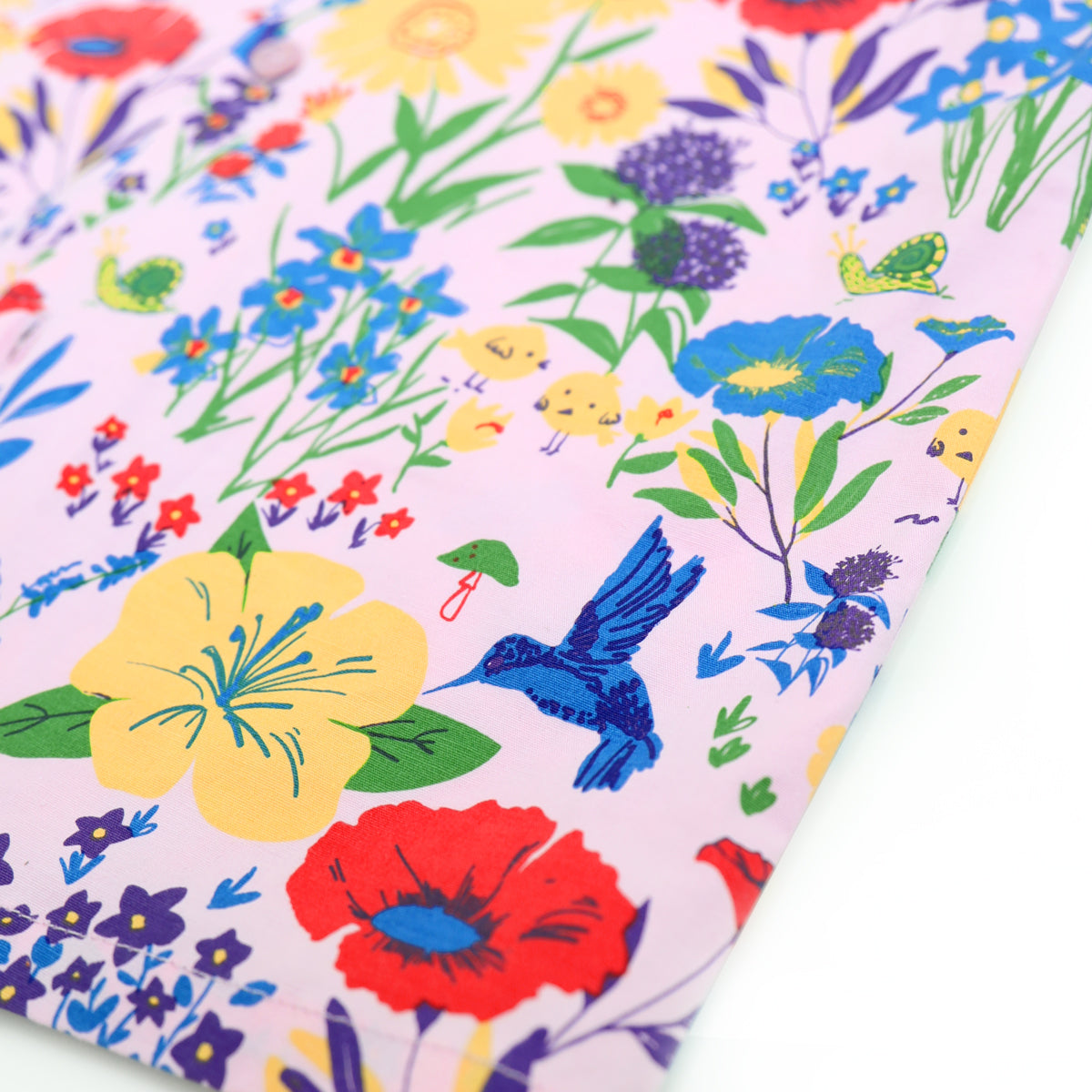 Garden Series - Boys Camp Collar Shirt in Pink by Le Petit Society — image 7