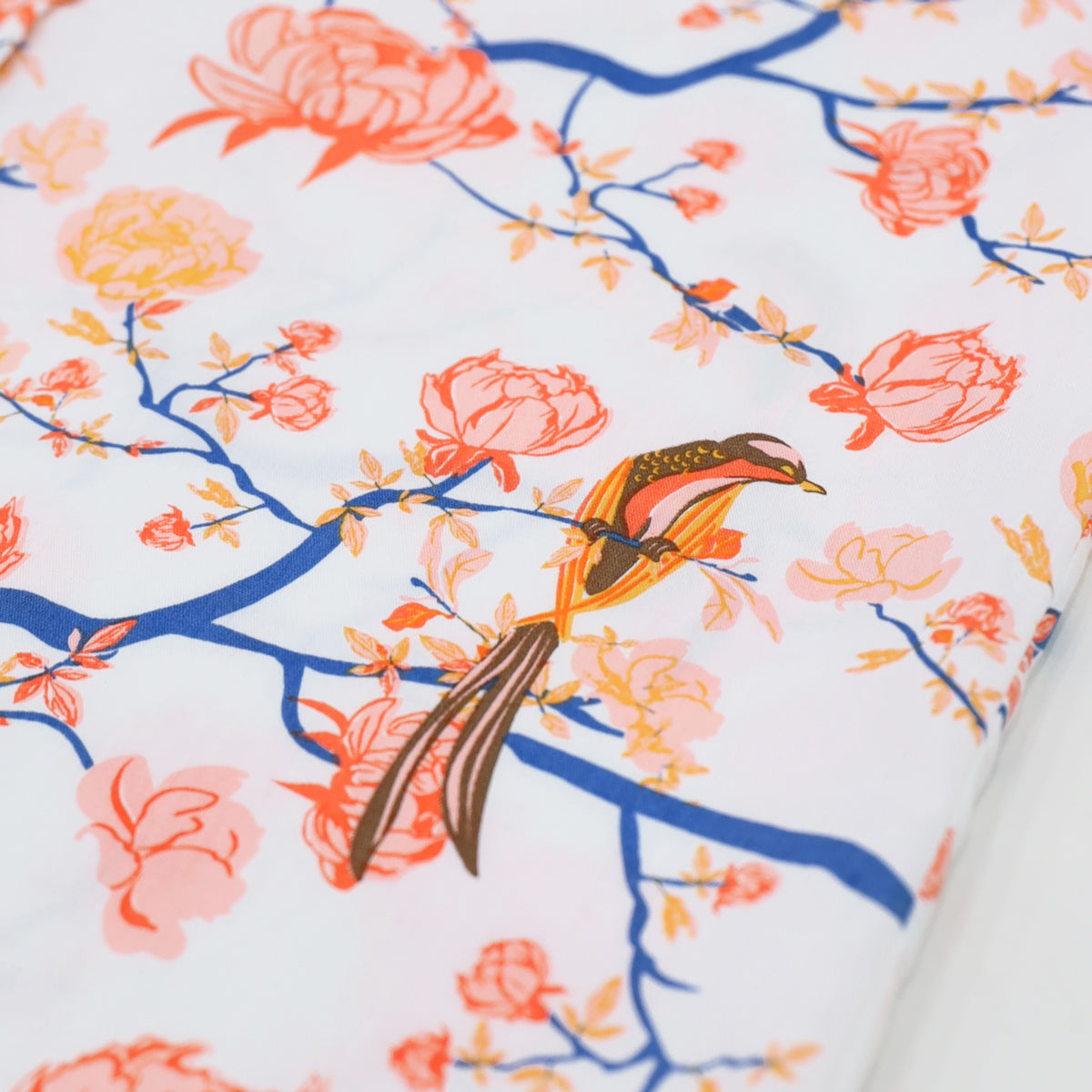 Garden Series - Boys Shirt in White Peony by Le Petit Society — image 5