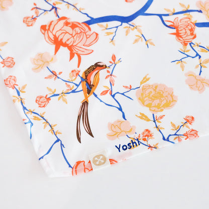 Garden Series - Pet Bandana in White Peony (Personalisable) by Le Petit Society — image 6